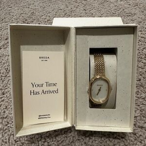 NWT Breda Women's Gold Mesh Watch